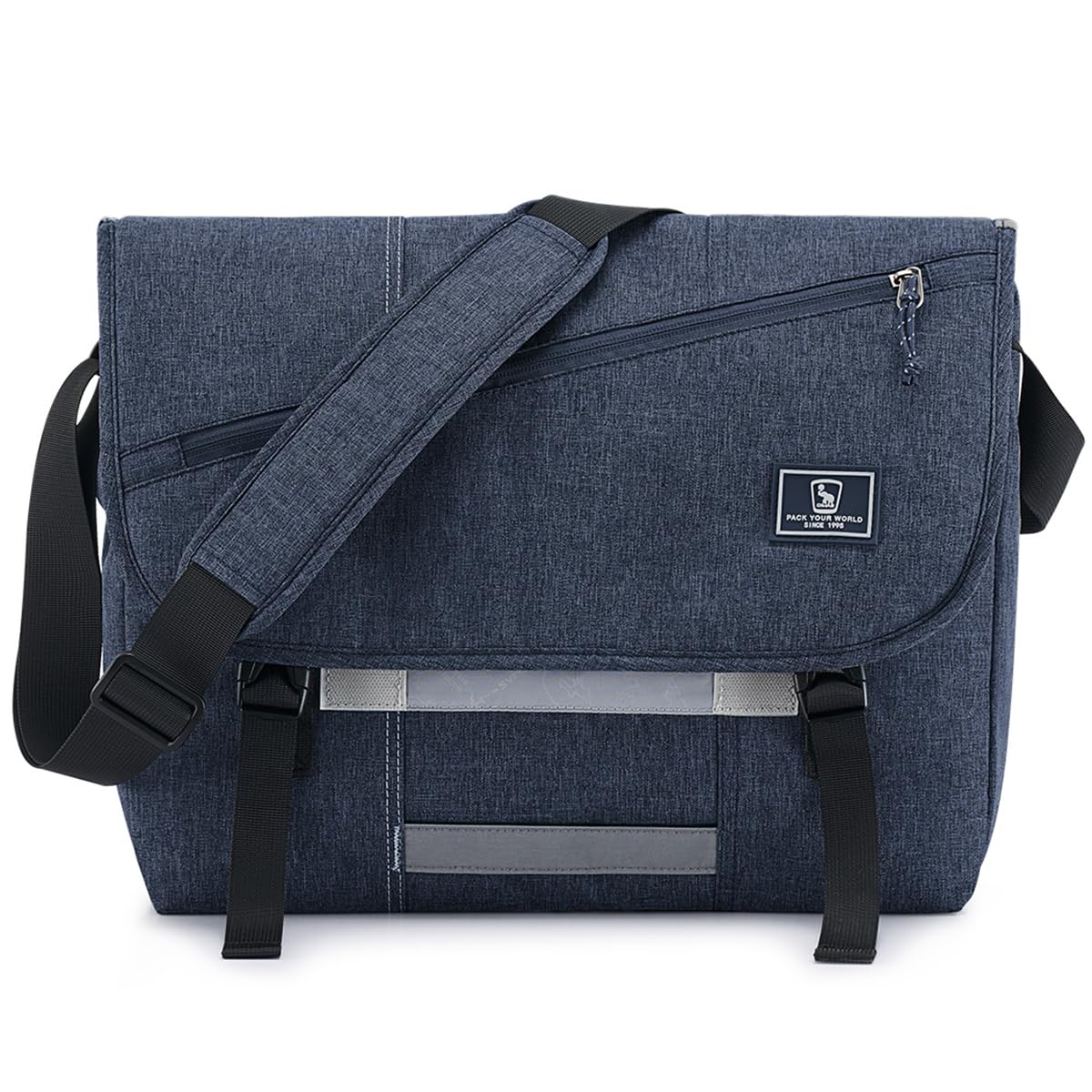 OIWAS Messenger Bag for Women, 17 Inch Laptop Crossbody Bags Men Casual Satchel Shoulder Bag College Travel Office Briefcase