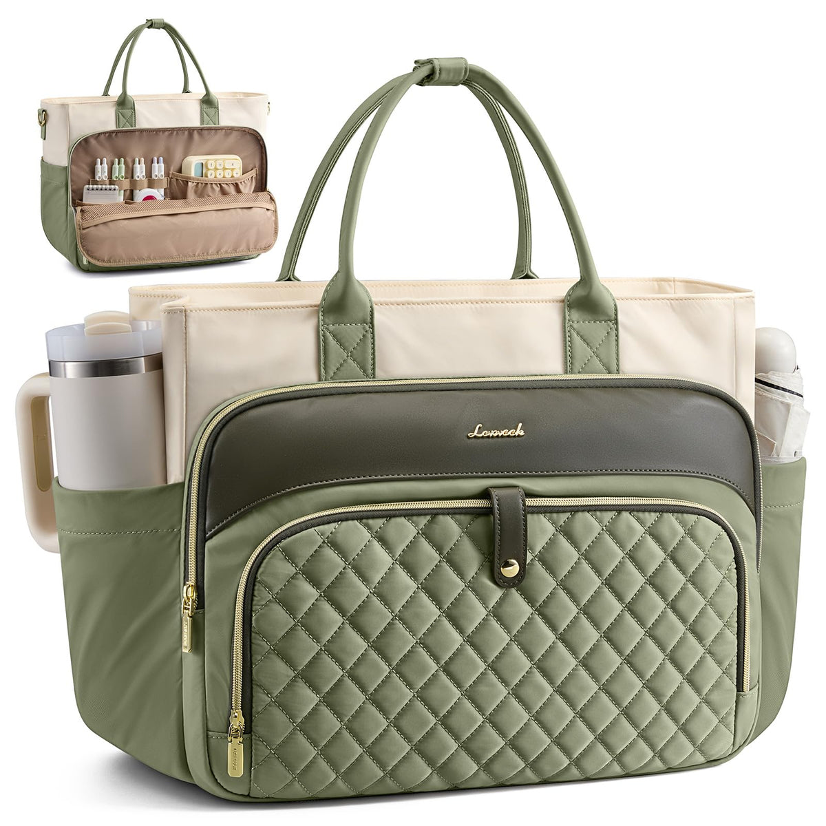 LOVEVOOK Laptop Bag for Women, Work Tote Computer Bag for Teacher Nurse