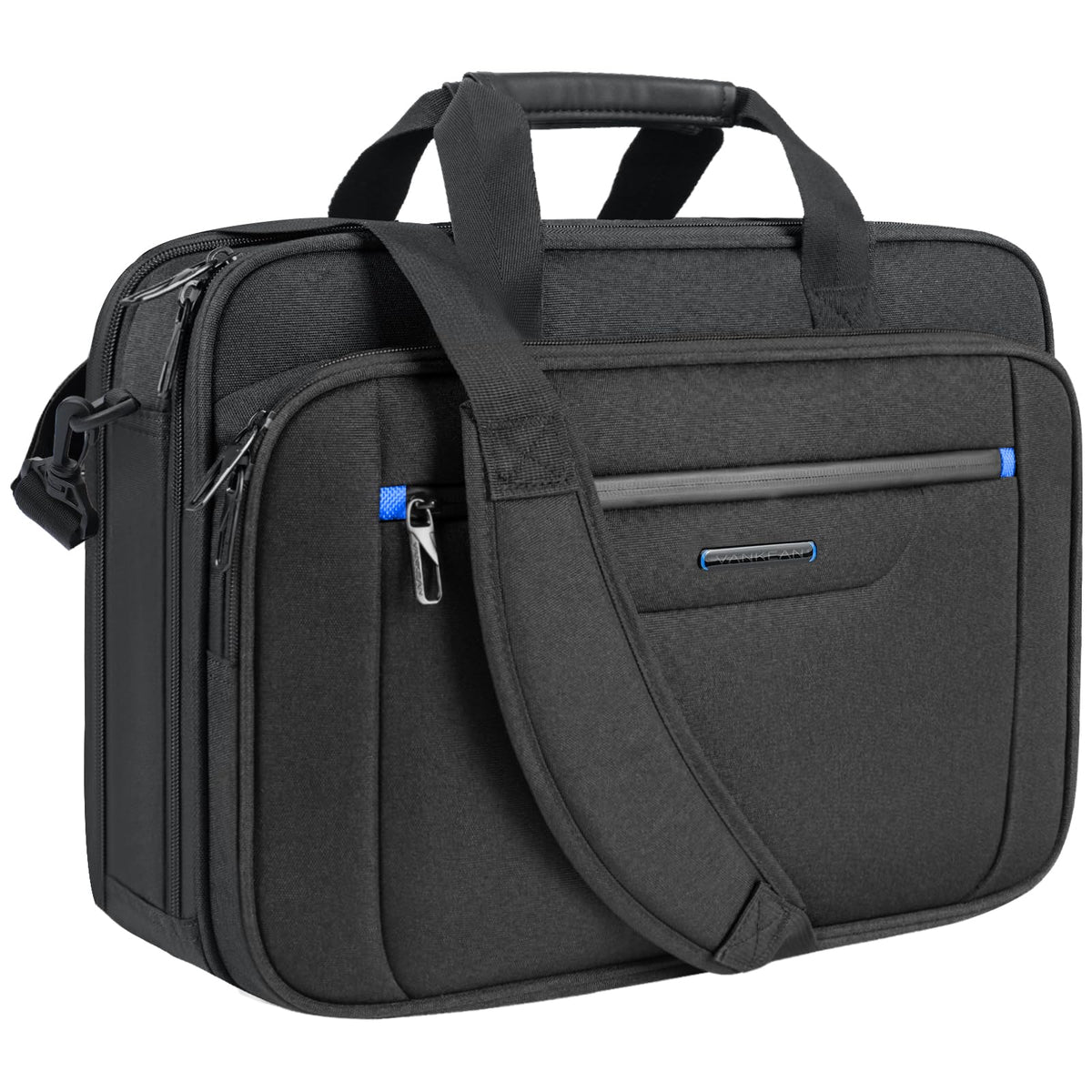 VANKEAN 17.3" Expandable Laptop Briefcase for Travel & Business