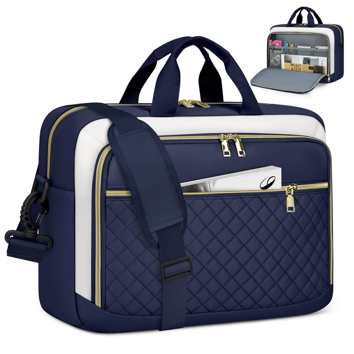 NEWHEY Laptop Bag 17.3 Inch Laptop Briefcase for Women Large Computer Bag
