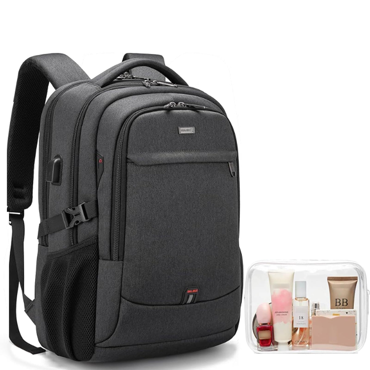 DUSLANG 17 inch Travel Laptop Backpack for Men/Women College Computer Bag
