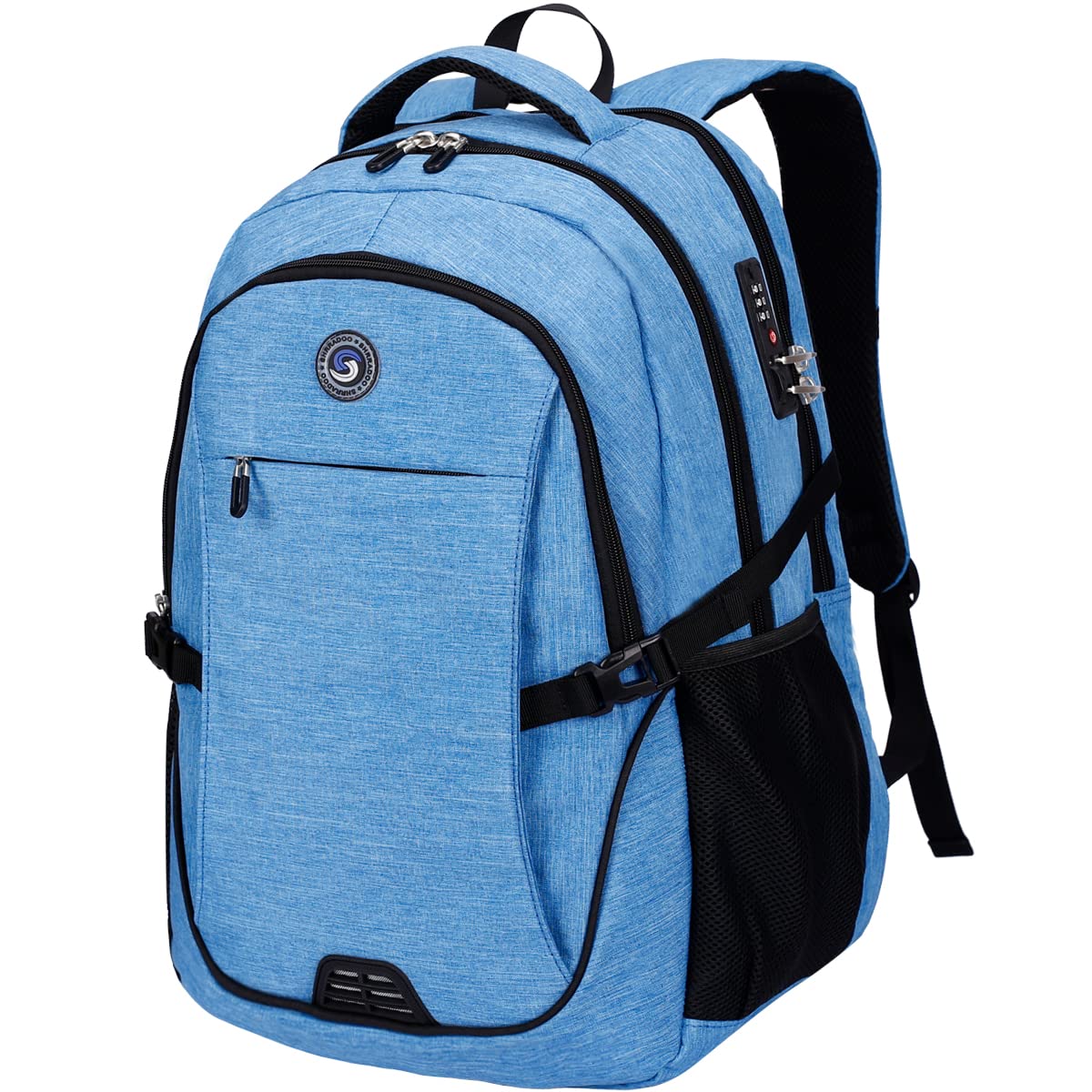 SHRRADOO Travel Laptop Backpack for Men Women, College High Schoolbag