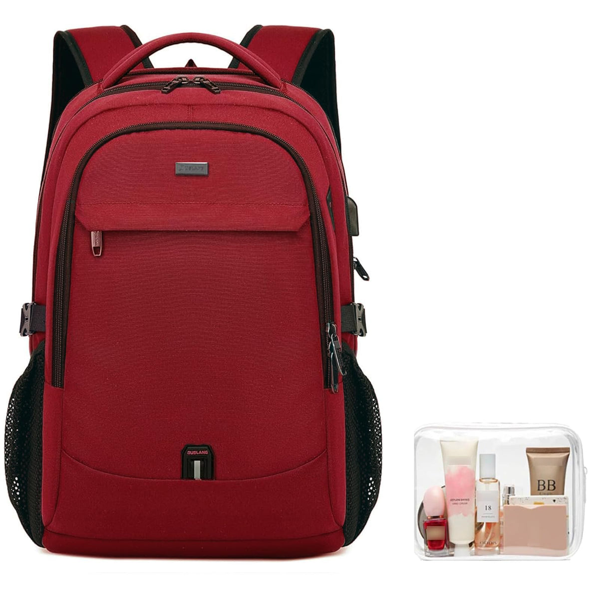DUSLANG 17 inch Travel Laptop Backpack for Men/Women College Computer Bag