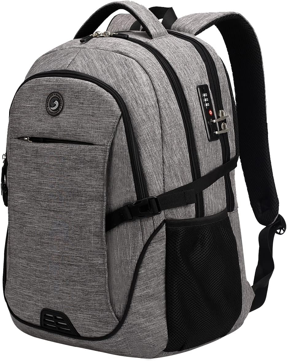 SHRRADOO Travel Laptop Backpack for Men Women, College High Schoolbag