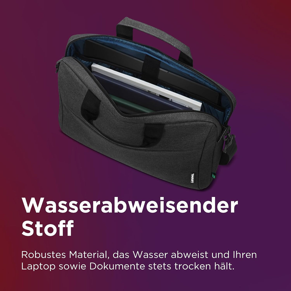 Lenovo Laptop Carrying Case T210, 15.6-Inch Laptop and Tablet, Sleek Design, Durable and Water-Repellent Fabric