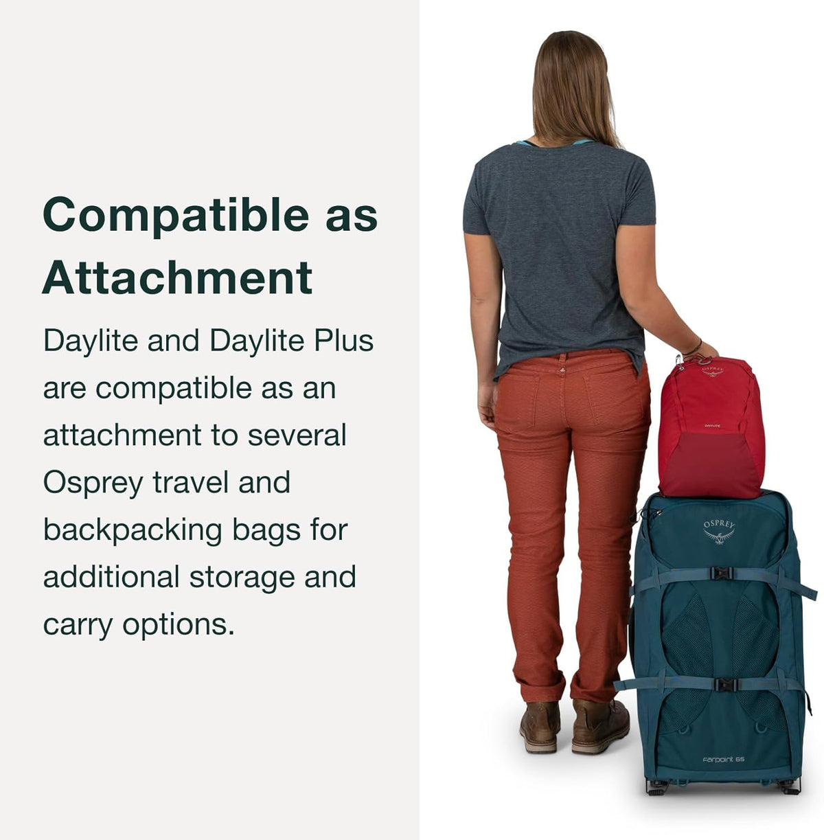 Osprey Daylite Plus Commuter Backpack, Gray OS