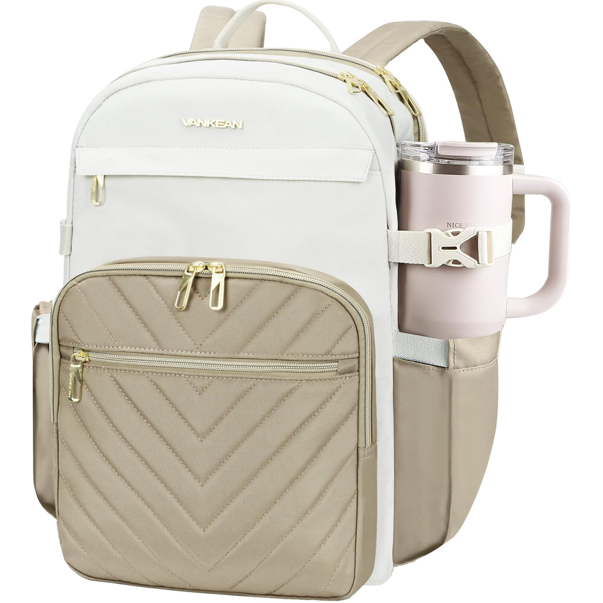 VANKEAN 15.6 Inch Laptop Backpack for Women Large Capacity