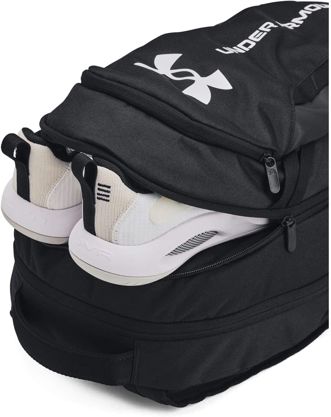 Under Armour Unisex Hustle 6.0 Backpack, 002 BLACK, OSFM