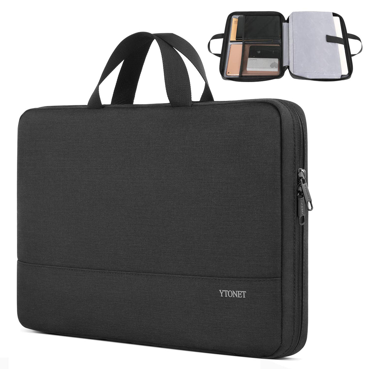 Ytonet Laptop Case 16 inch, 15-15.6 Inch TSA Laptop Sleeve Computer Bag