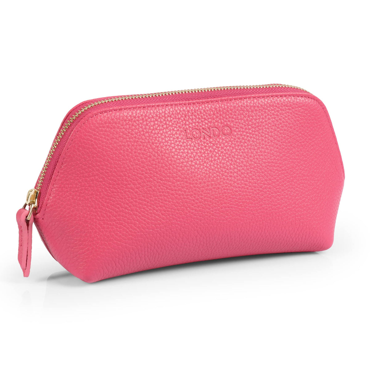 Londo Genuine Leather Makeup Bag – Cosmetic Pouch, Travel Organizer, Toiletry Clutch for Women, Stylish & Durable Storage for Essentials