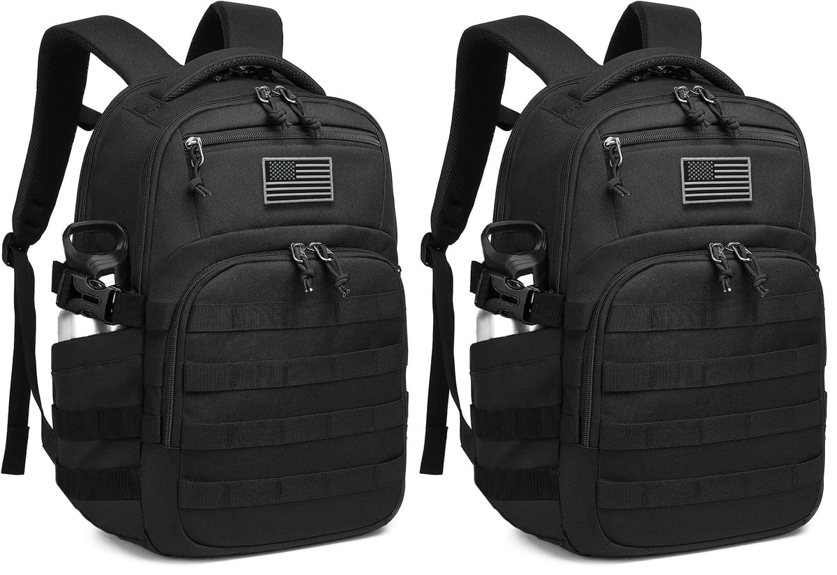 Wotony Military tactical backpack, backpack for men black small tactical assault bag
