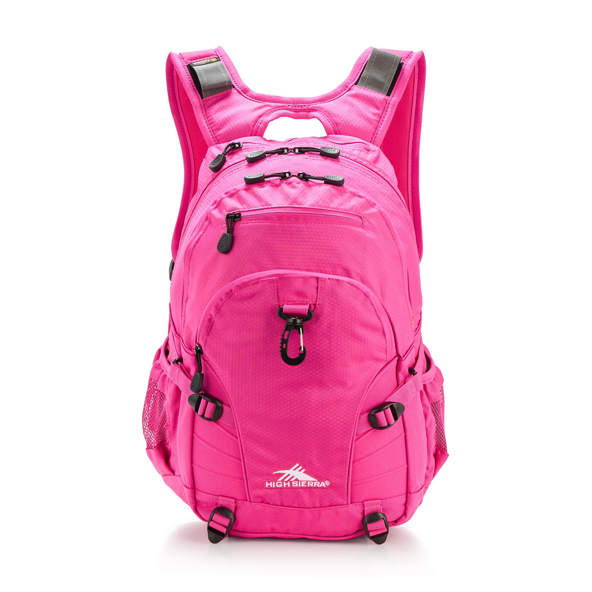 High Sierra Loop Backpack, Travel, or Work Bookbag with tablet sleeve, One Size, Graffiti/Black/Ash