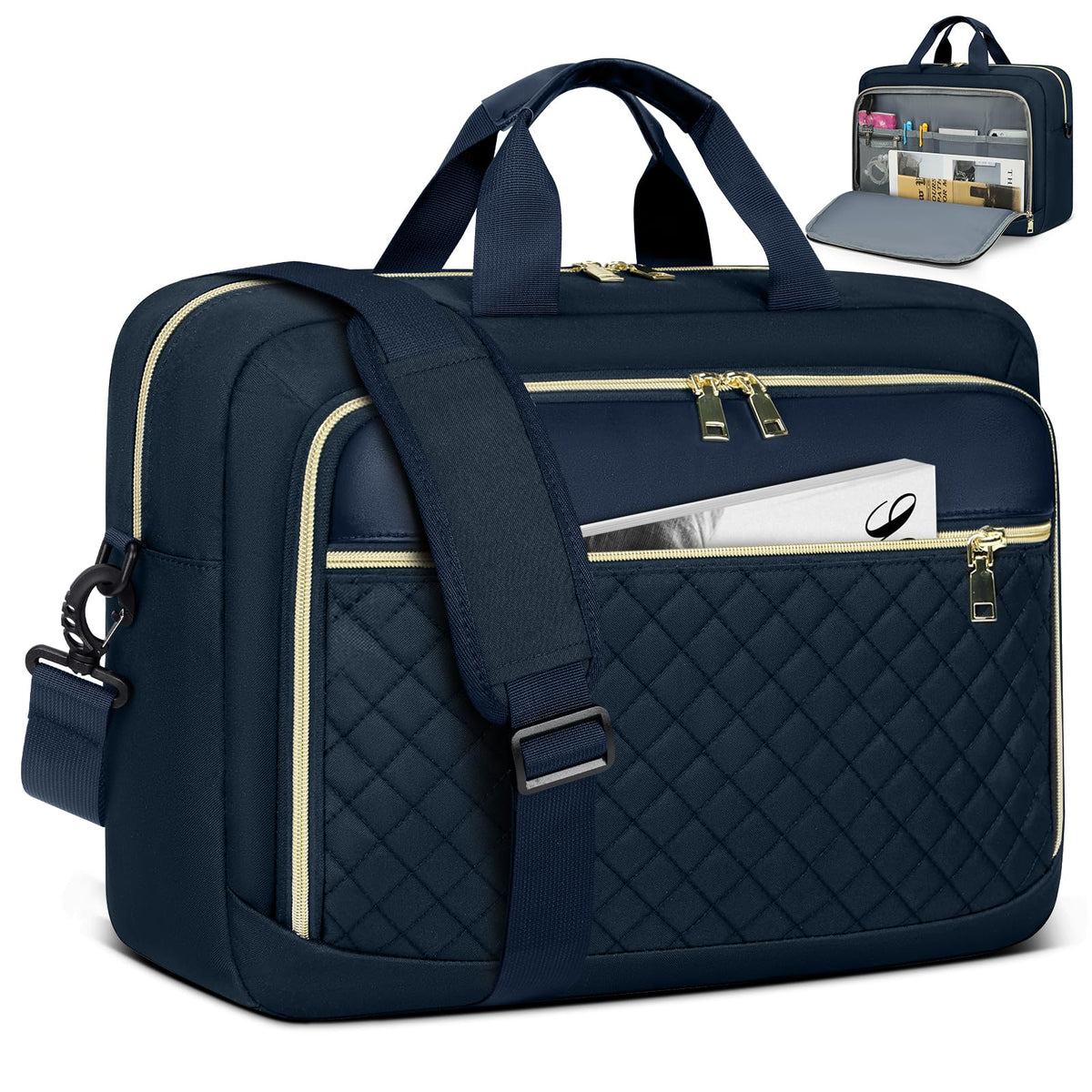 NEWHEY Laptop Bag 17.3 Inch Laptop Briefcase for Women Large Computer Bag