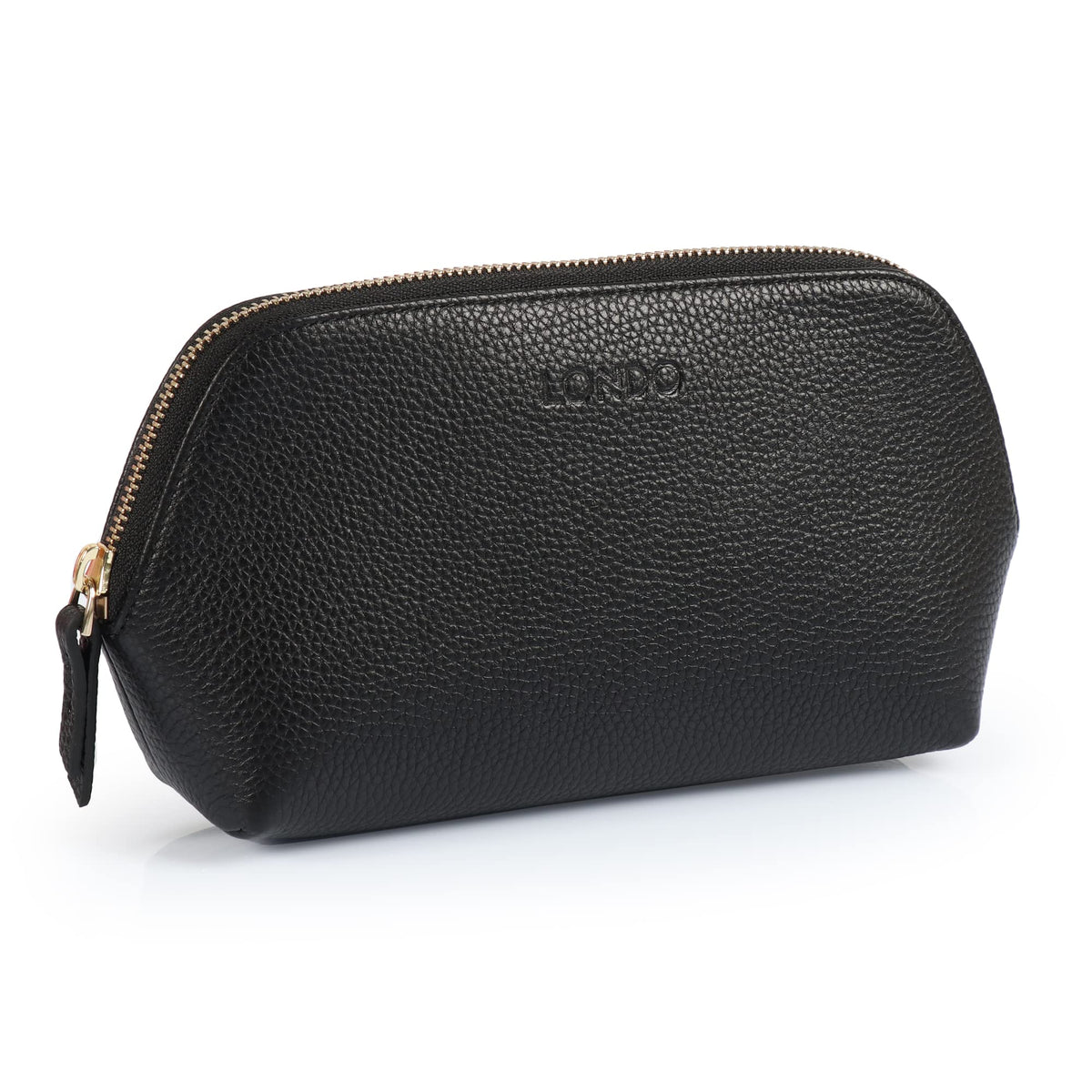 Londo Genuine Leather Makeup Bag – Cosmetic Pouch, Travel Organizer, Toiletry Clutch for Women, Stylish & Durable Storage for Essentials