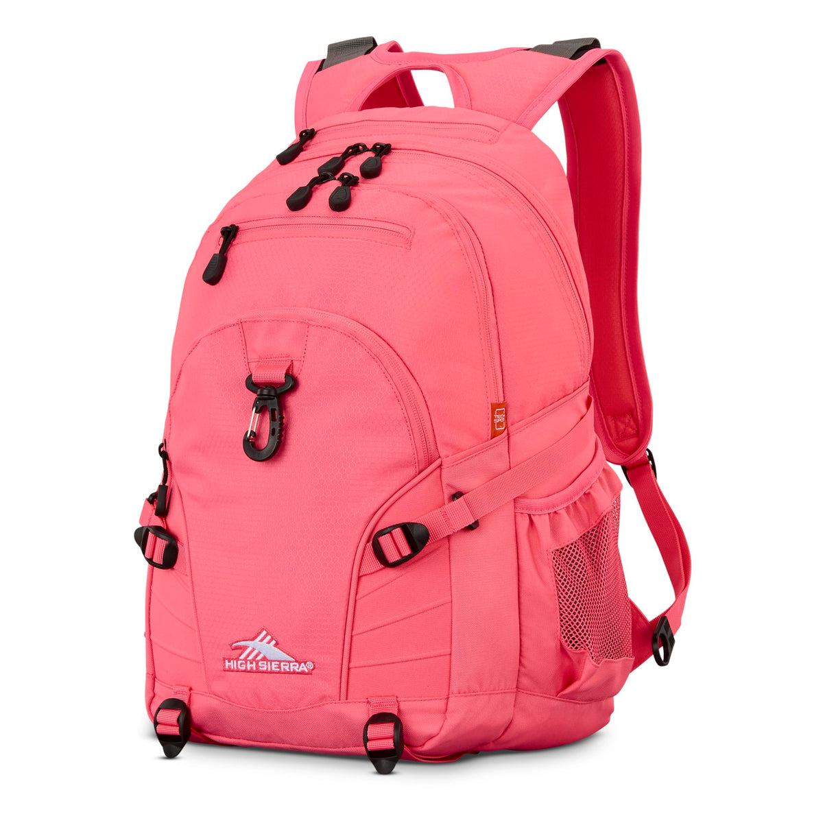 High Sierra Loop Backpack, Travel, or Work Bookbag with tablet sleeve, One Size, Graffiti/Black/Ash