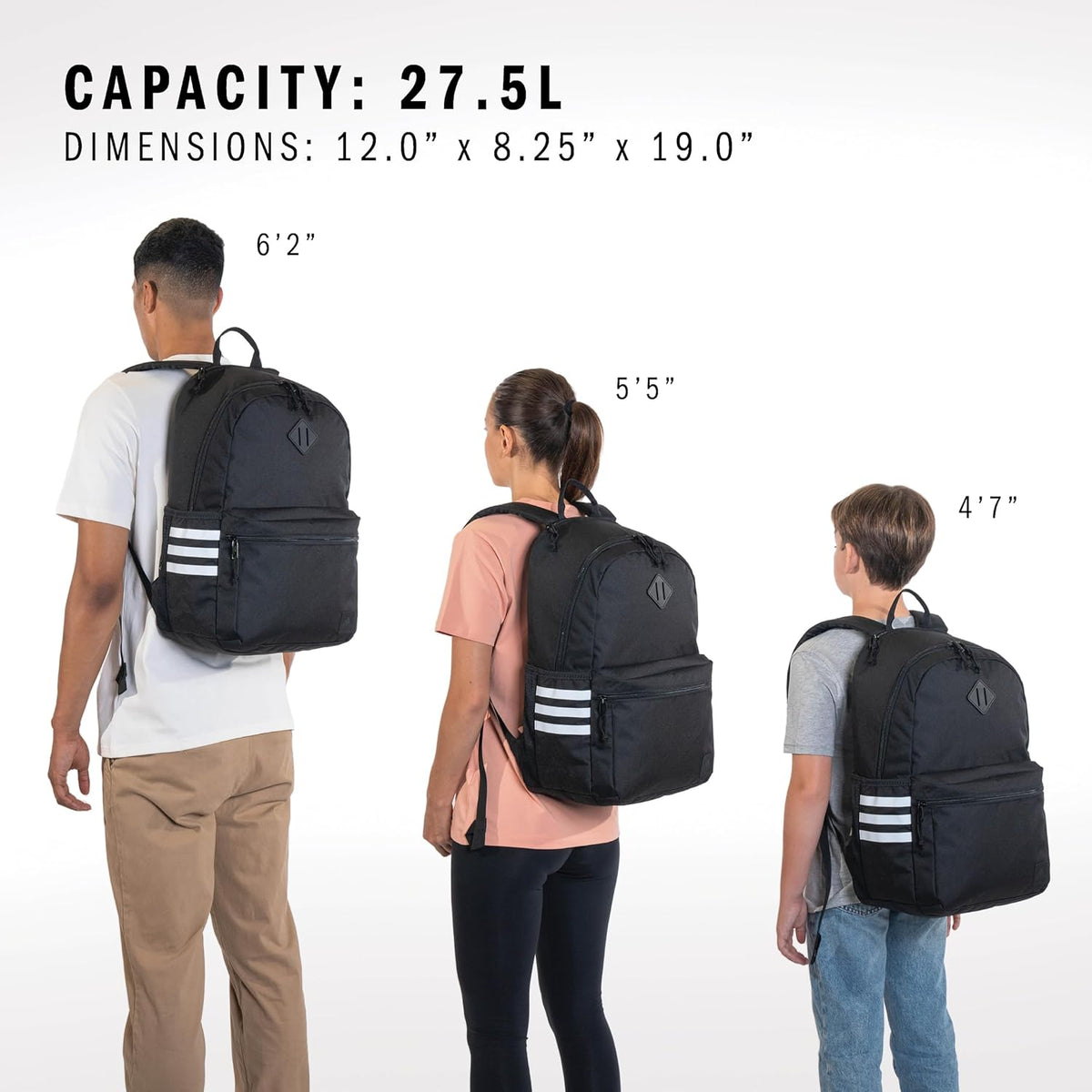adidas Classic 3-Stripe School Backpack 27L