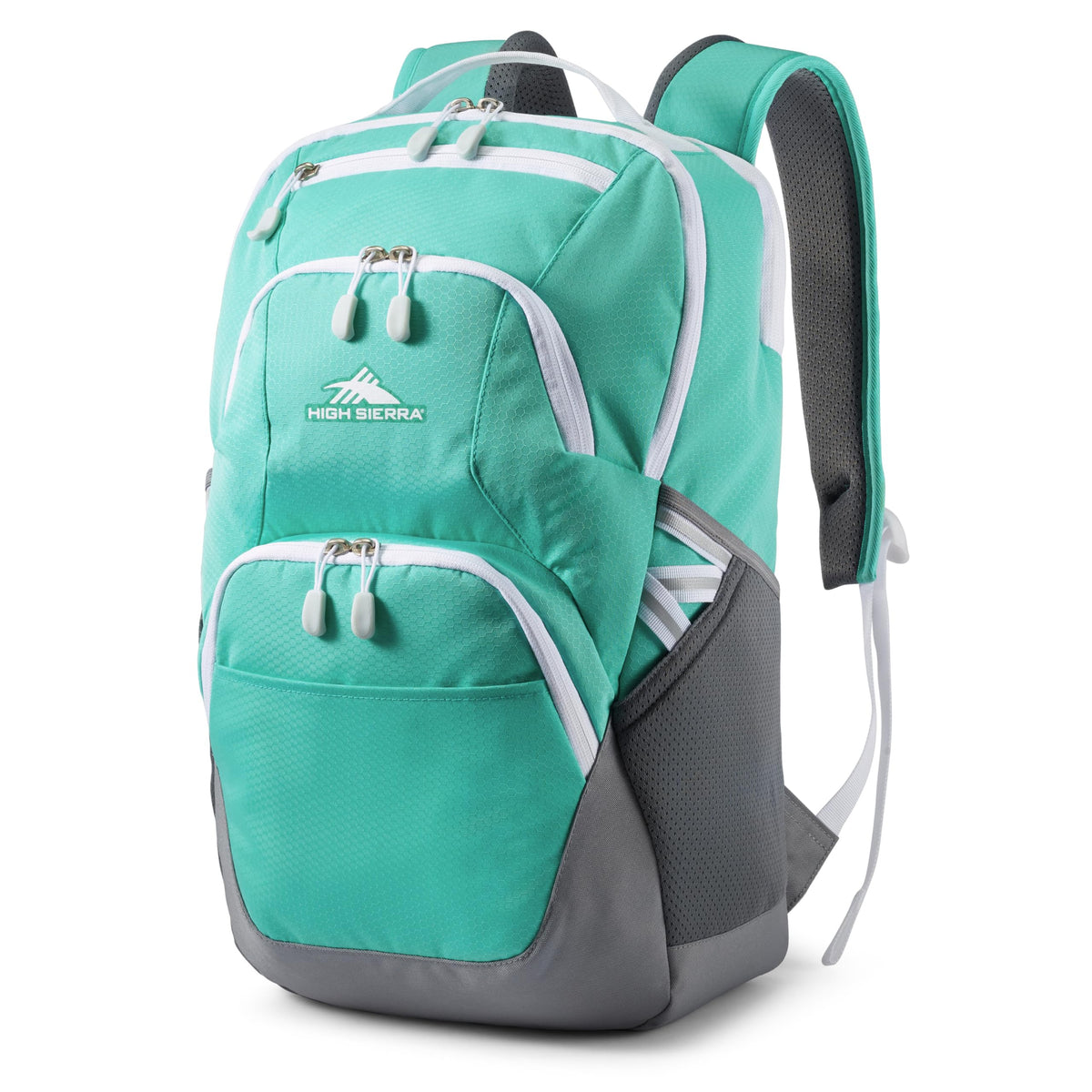 High Sierra Swoop SG Backpack, Travel or Work Laptop Bookbag with Drop Protection Pocket, and Tablet Sleeve, One Size, Mercury