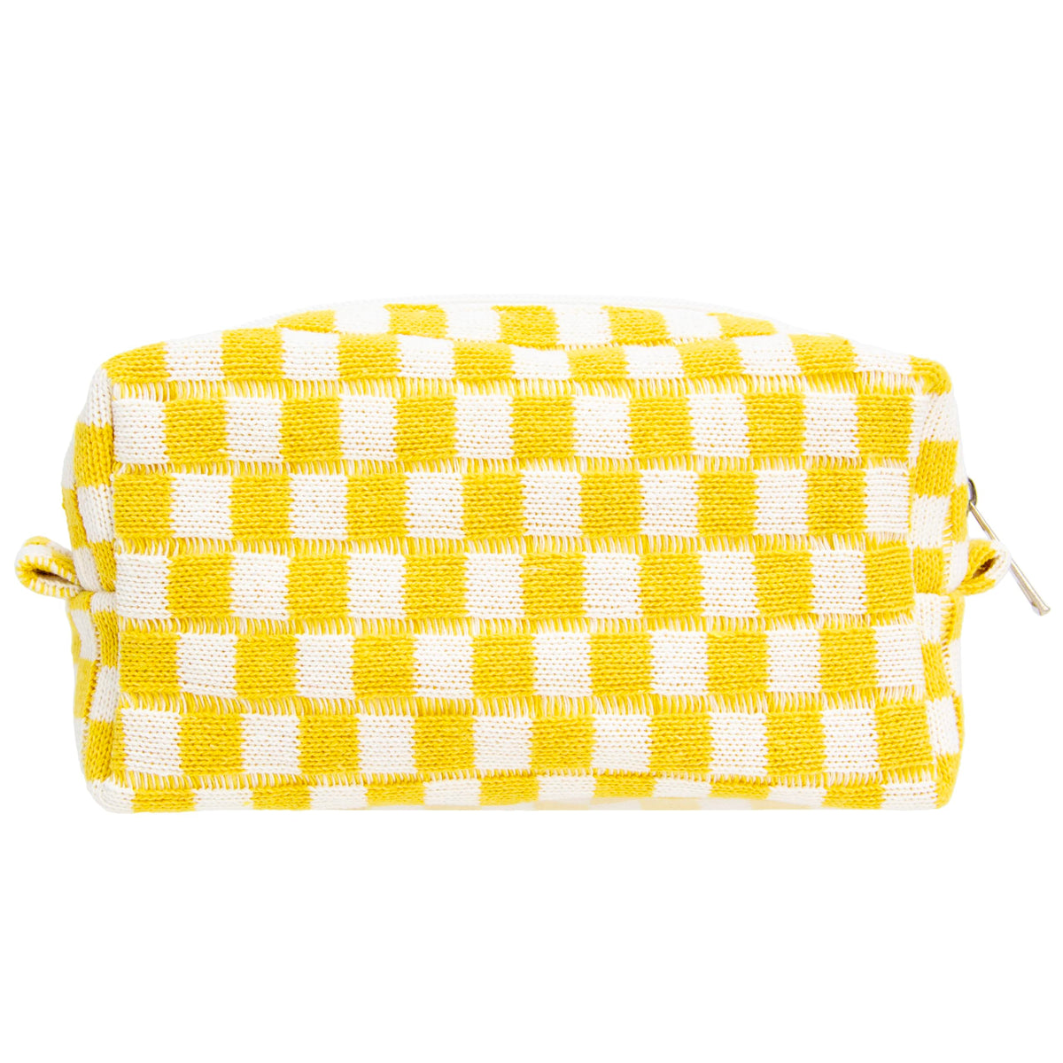 Checkered Makeup Bag for Purse, Small Travel Cosmetic Pouch,Blue,6 Pack