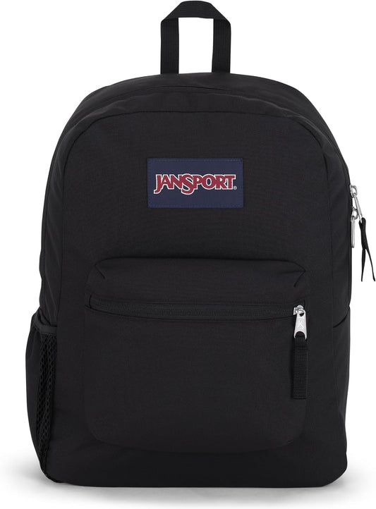 JanSport 26L Cross Town Backpack – 12 inch Daypack, Black