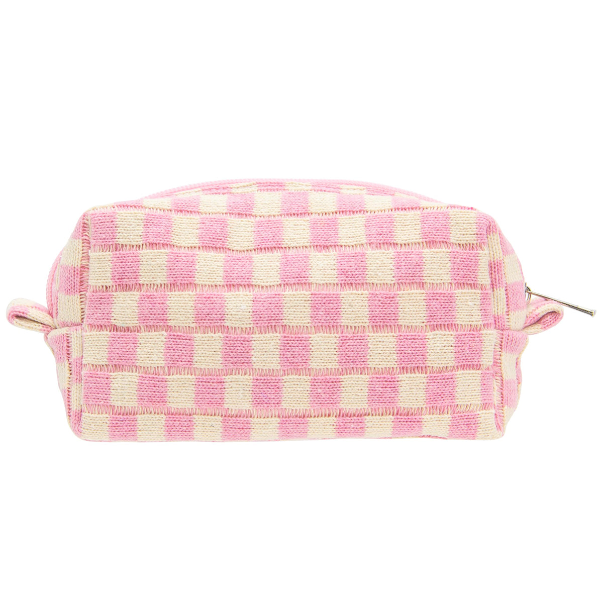 Checkered Makeup Bag for Purse, Small Travel Cosmetic Pouch,Blue,6 Pack