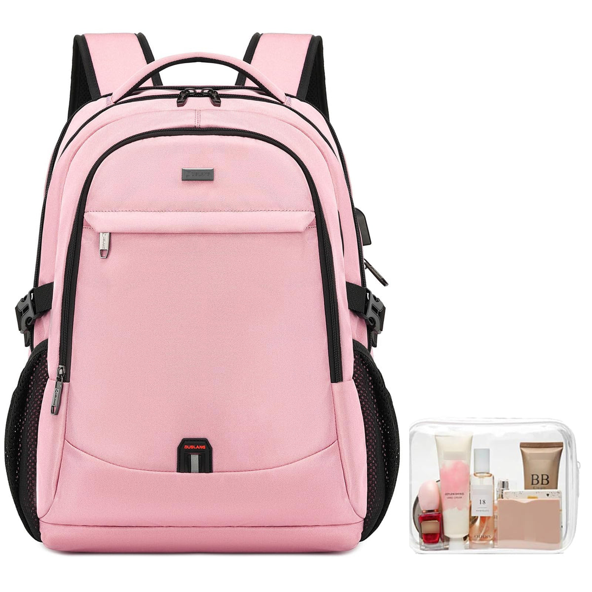 DUSLANG 17 inch Travel Laptop Backpack for Men/Women College Computer Bag