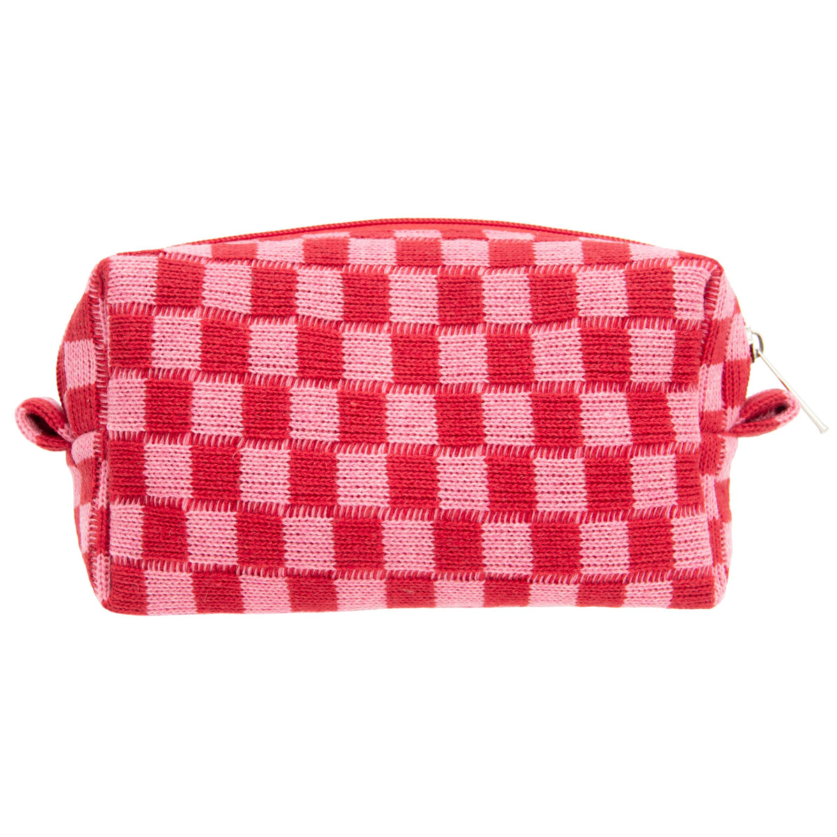 Checkered Makeup Bag for Purse, Small Travel Cosmetic Pouch,Blue,6 Pack
