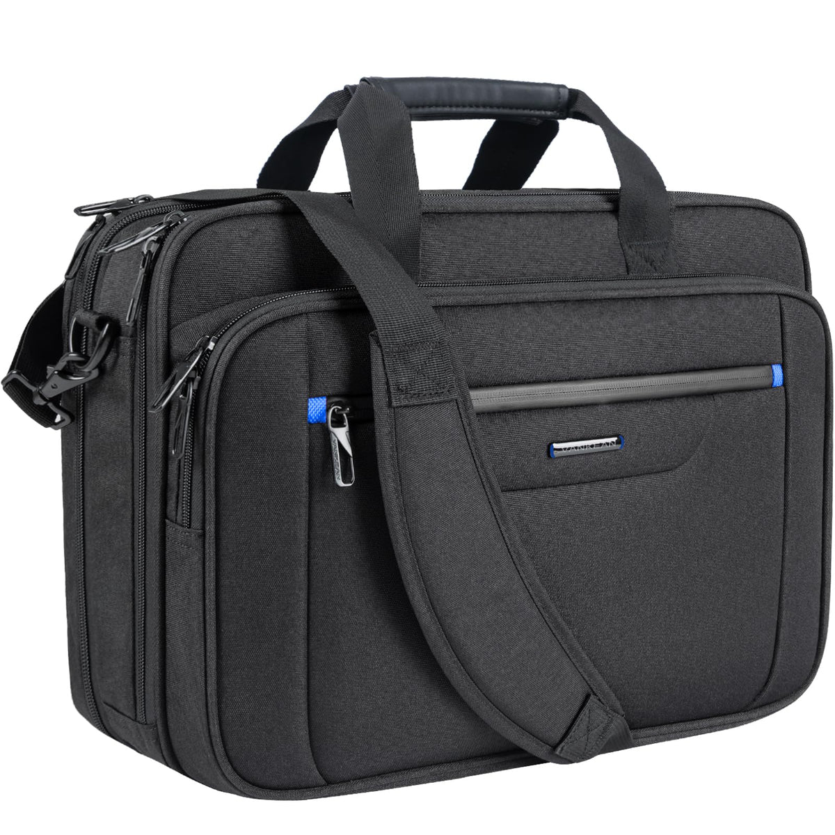 VANKEAN 17.3" Expandable Laptop Briefcase for Travel & Business