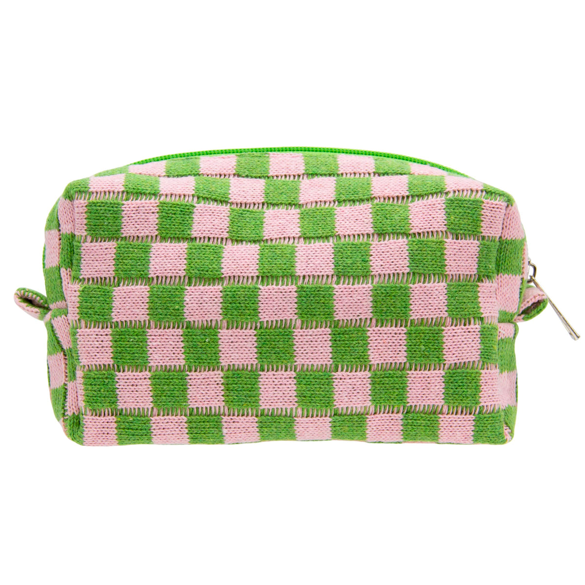 Checkered Makeup Bag for Purse, Small Travel Cosmetic Pouch,Blue,6 Pack
