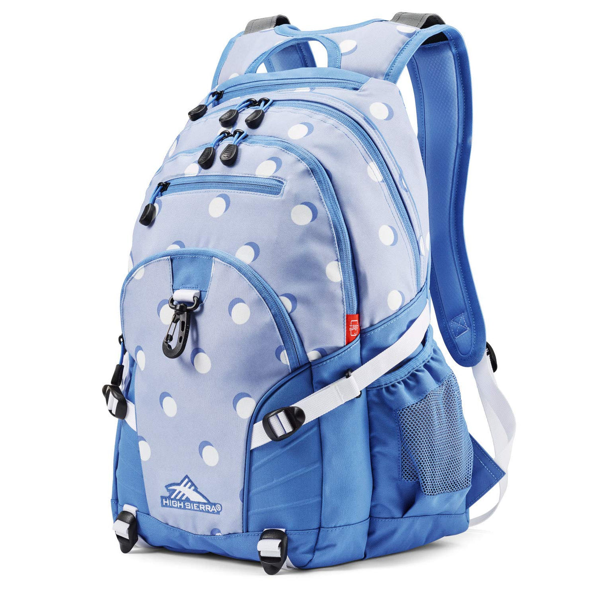 High Sierra Loop Backpack, Travel, or Work Bookbag with tablet sleeve, One Size, Graffiti/Black/Ash