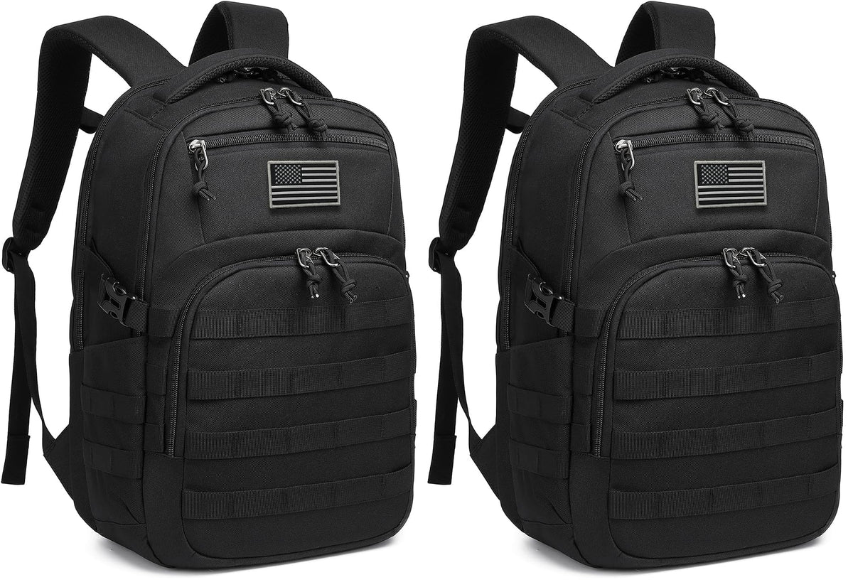 Wotony Military tactical backpack, backpack for men black small tactical assault bag