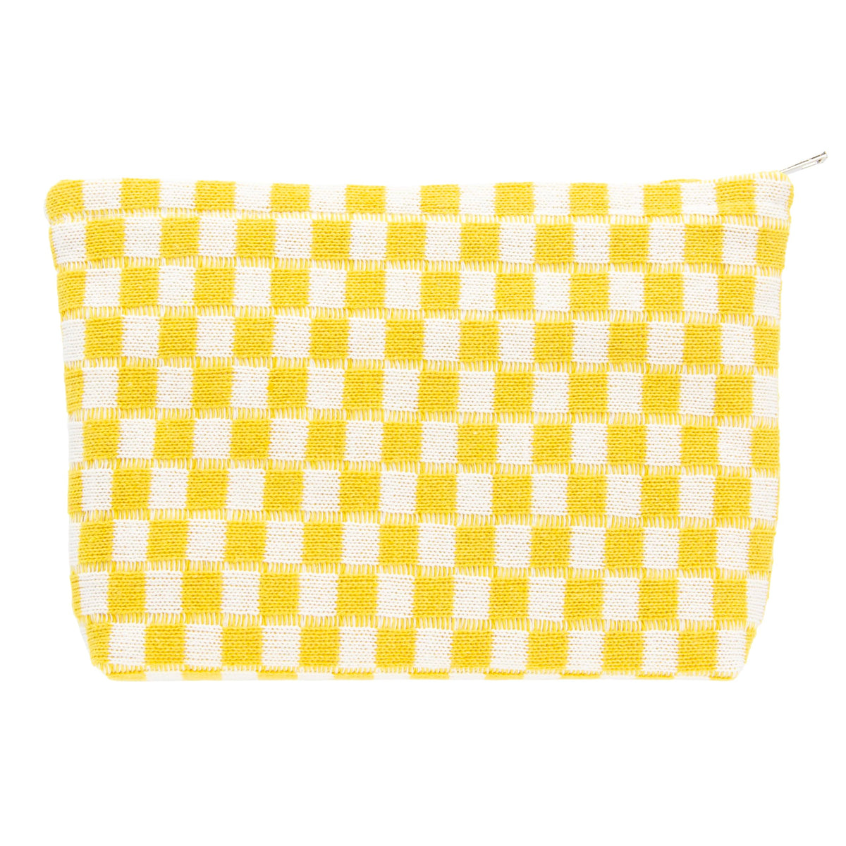 Checkered Makeup Bag for Purse, Small Travel Cosmetic Pouch,Blue,6 Pack