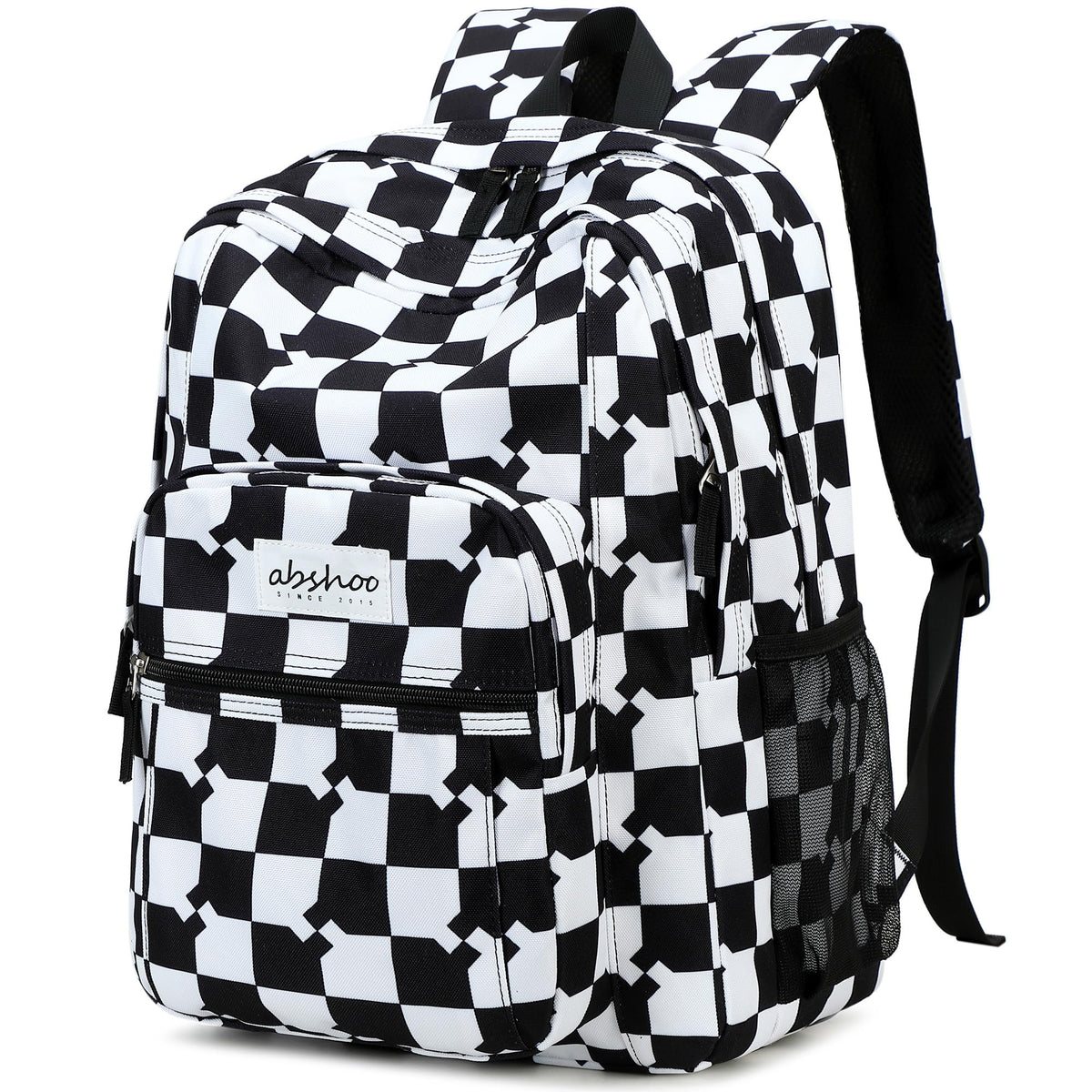 abshoo Classical Basic Womens Travel Backpack For College Men Water Resistant Bookbag (Black)