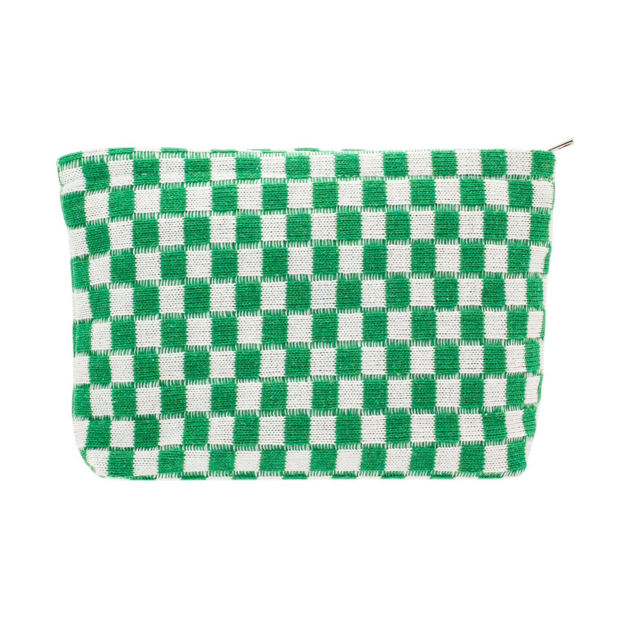 Checkered Makeup Bag for Purse, Small Travel Cosmetic Pouch,Blue,6 Pack