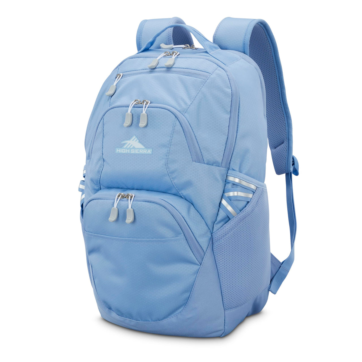 High Sierra Swoop SG Backpack, Travel or Work Laptop Bookbag with Drop Protection Pocket, and Tablet Sleeve, One Size, Mercury