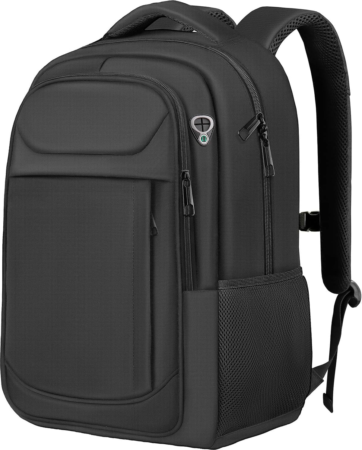 17" Travel Laptop Backpack, Airline Approved Computer Bag, Black