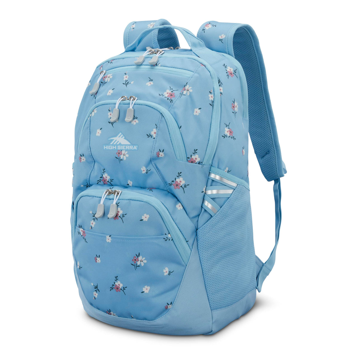 High Sierra Swoop SG Backpack, Travel or Work Laptop Bookbag with Drop Protection Pocket, and Tablet Sleeve, One Size, Mercury