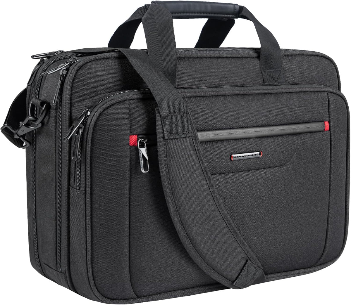 VANKEAN 17.3" Expandable Laptop Briefcase for Travel & Business