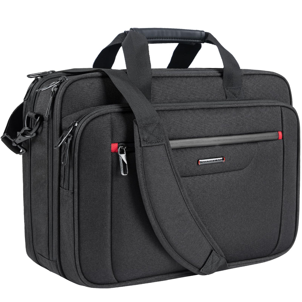 VANKEAN 17.3" Expandable Laptop Briefcase for Travel & Business