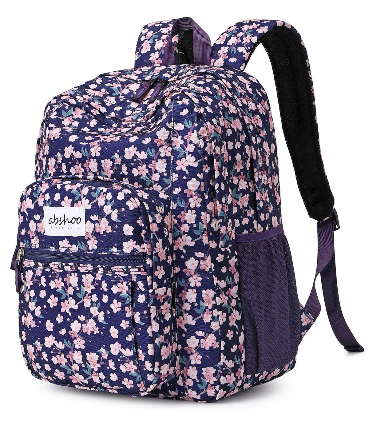 abshoo Classical Basic Womens Travel Backpack For College Men Water Resistant Bookbag (Black)