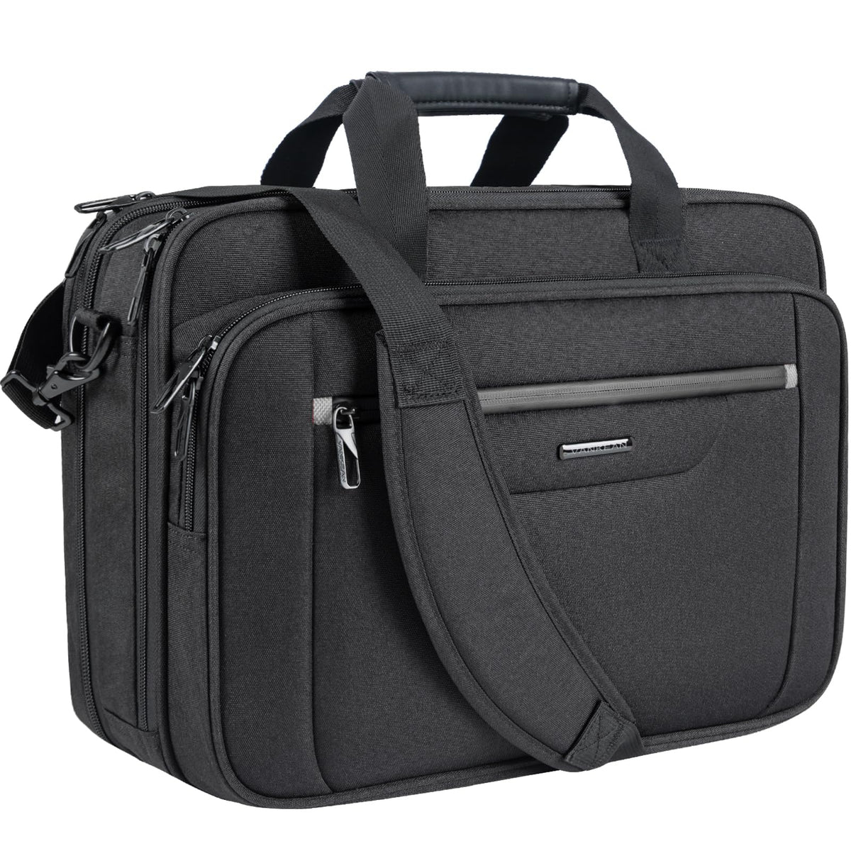 VANKEAN 17.3" Expandable Laptop Briefcase for Travel & Business