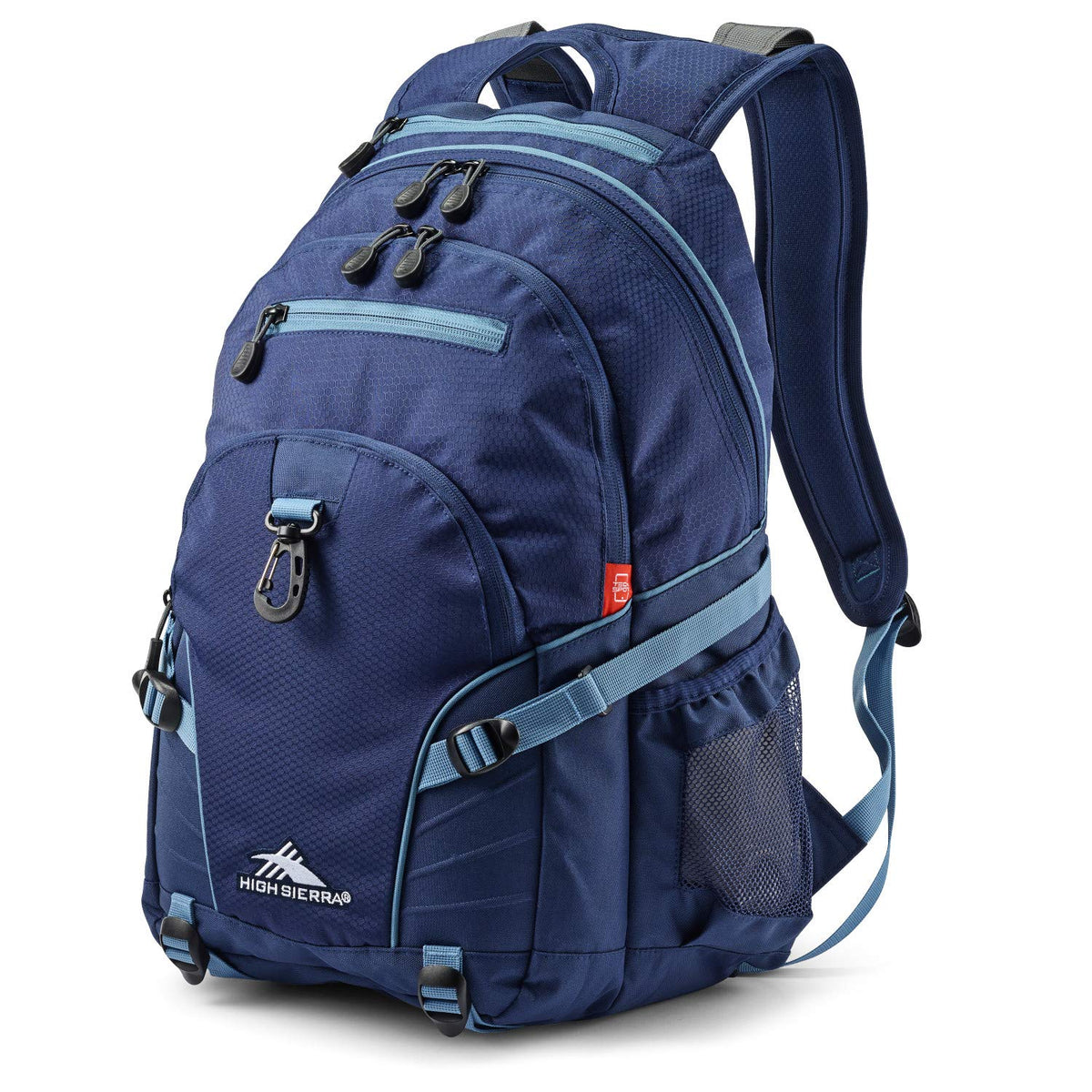 High Sierra Loop Backpack, Travel, or Work Bookbag with tablet sleeve, One Size, Graffiti/Black/Ash