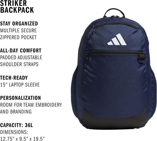 adidas Striker Soccer Backpack 36L