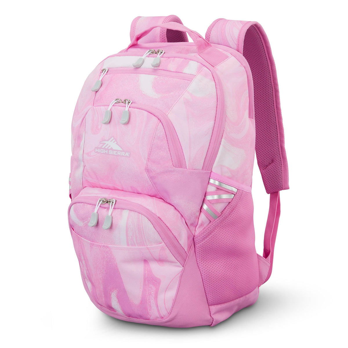 High Sierra Swoop SG Backpack, Travel or Work Laptop Bookbag with Drop Protection Pocket, and Tablet Sleeve, One Size, Mercury
