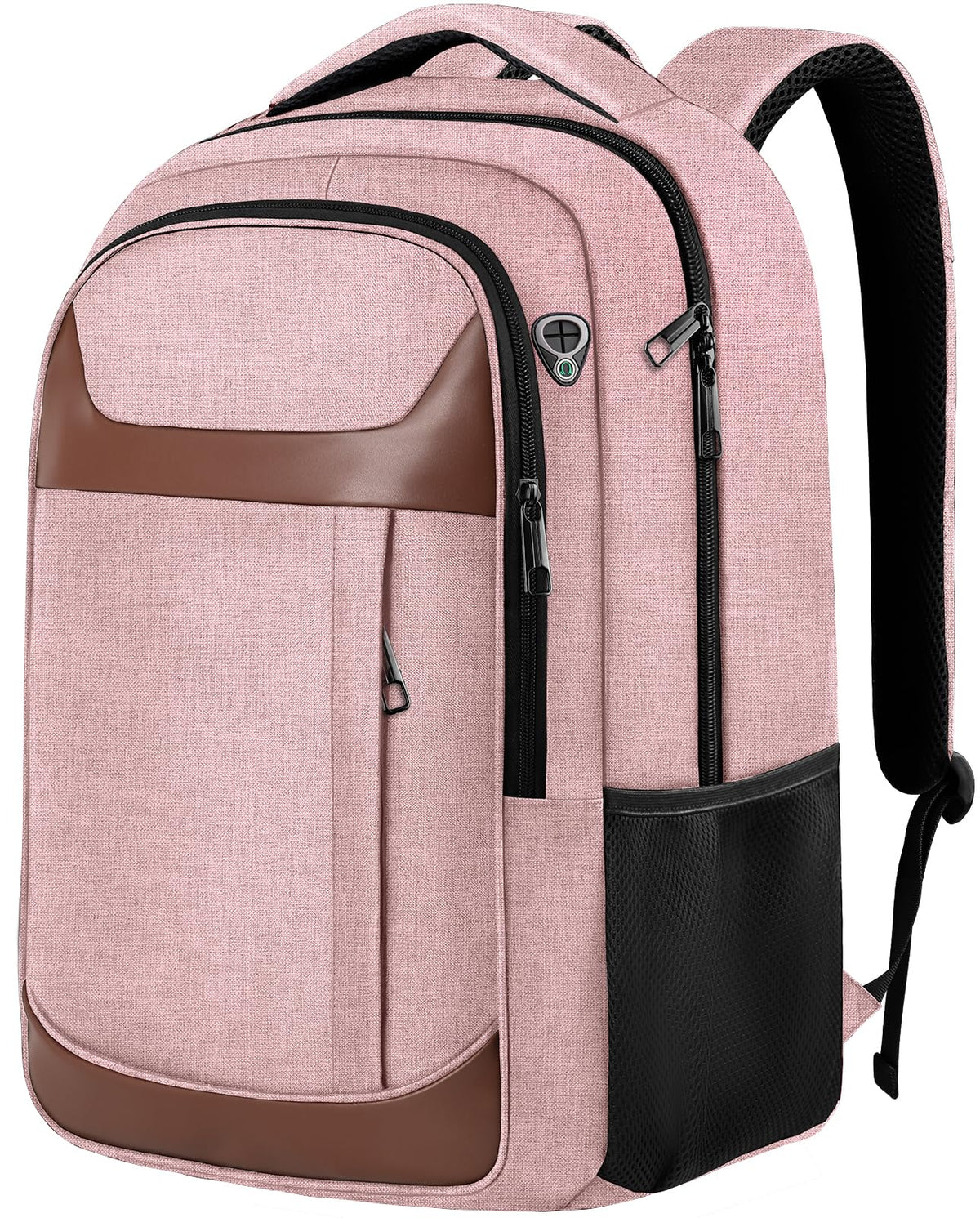 17" Travel Laptop Backpack, Airline Approved Computer Bag, Black