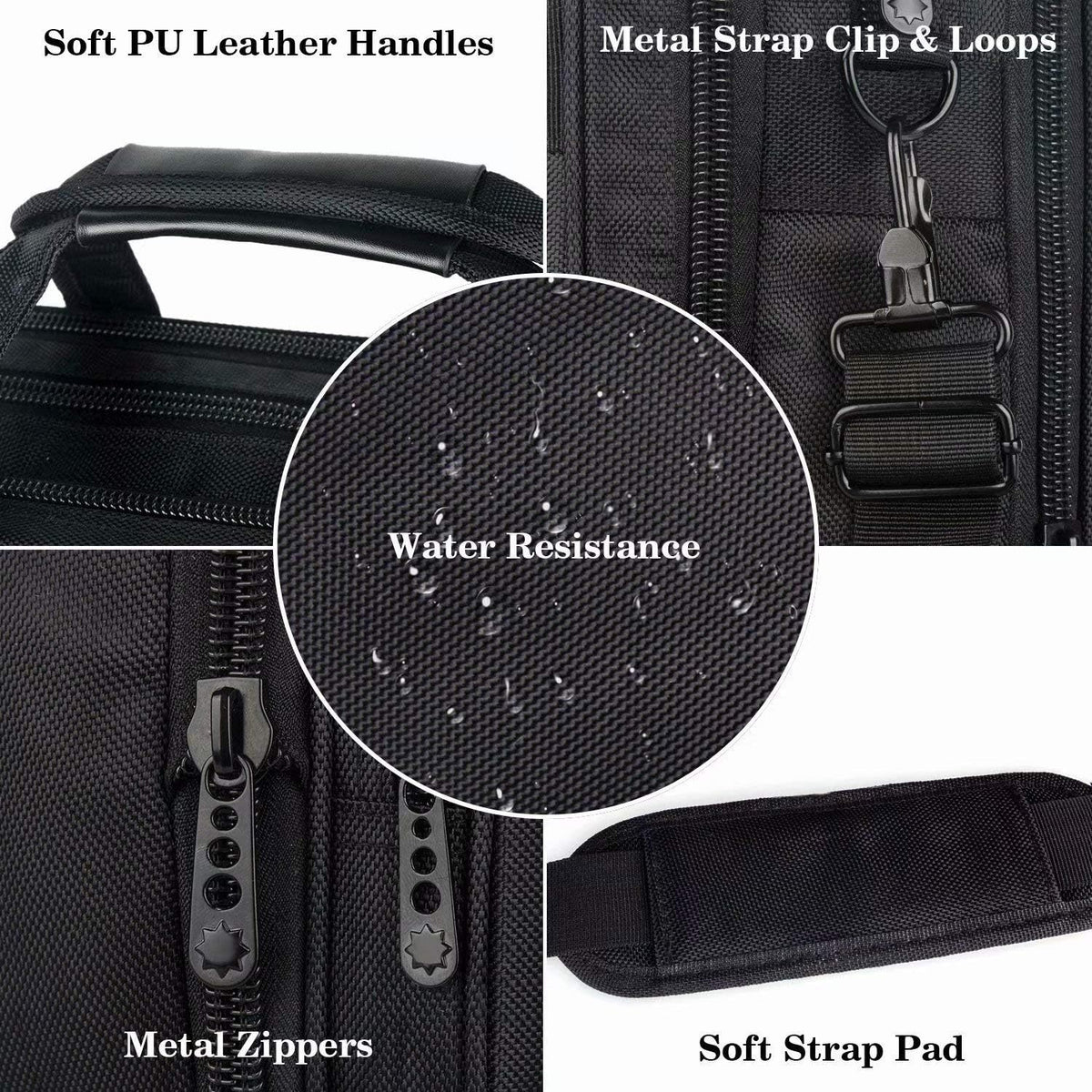 Ytonet Laptop Briefcases for Men, 17 Inch Expandable Briefcase laptop bag