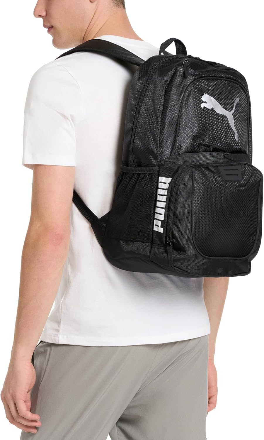 PUMA unisex-adult Contender Backpack with Laptop Sleeve, Item Organizer & Media Pocket