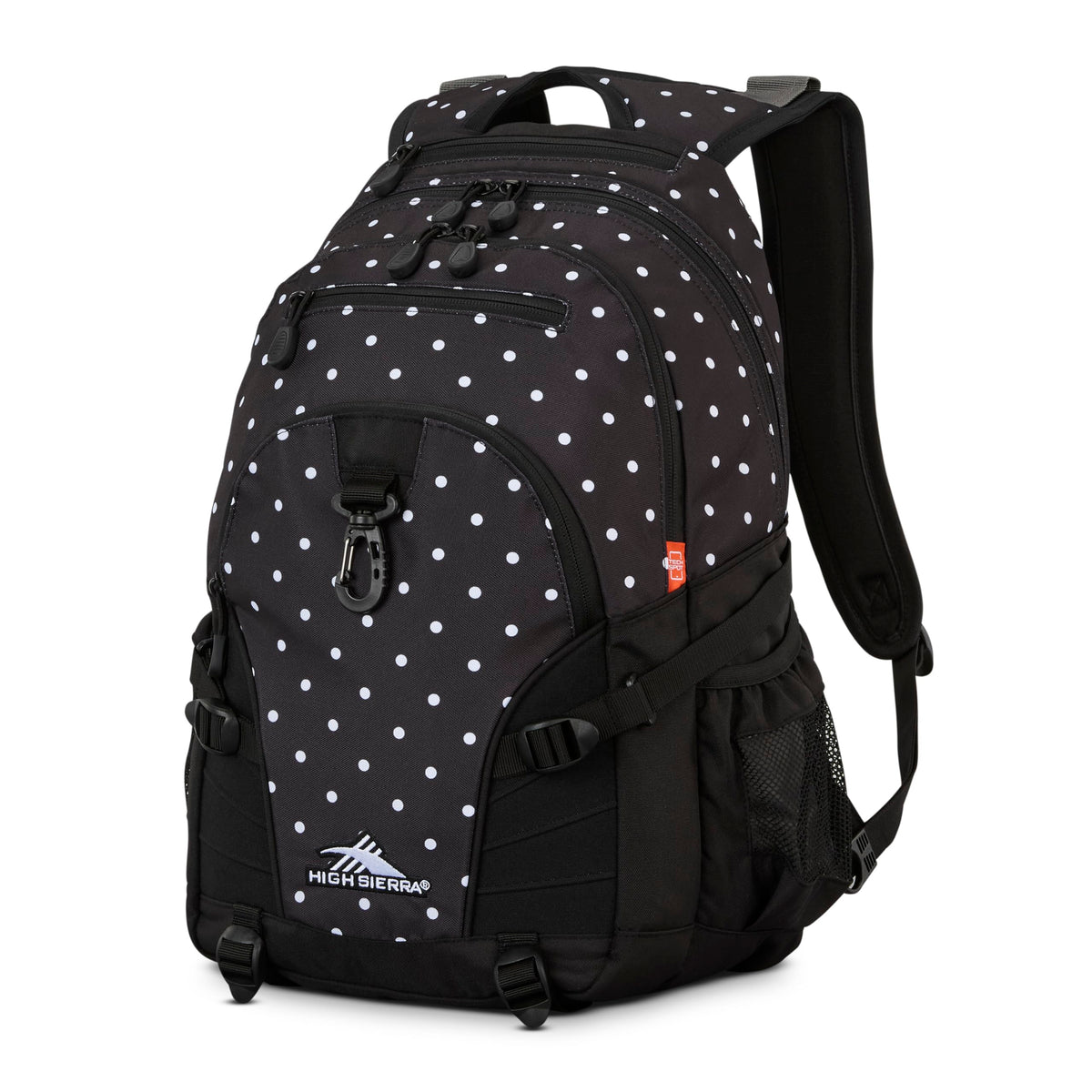 High Sierra Loop Backpack, Travel, or Work Bookbag with tablet sleeve, One Size, Graffiti/Black/Ash