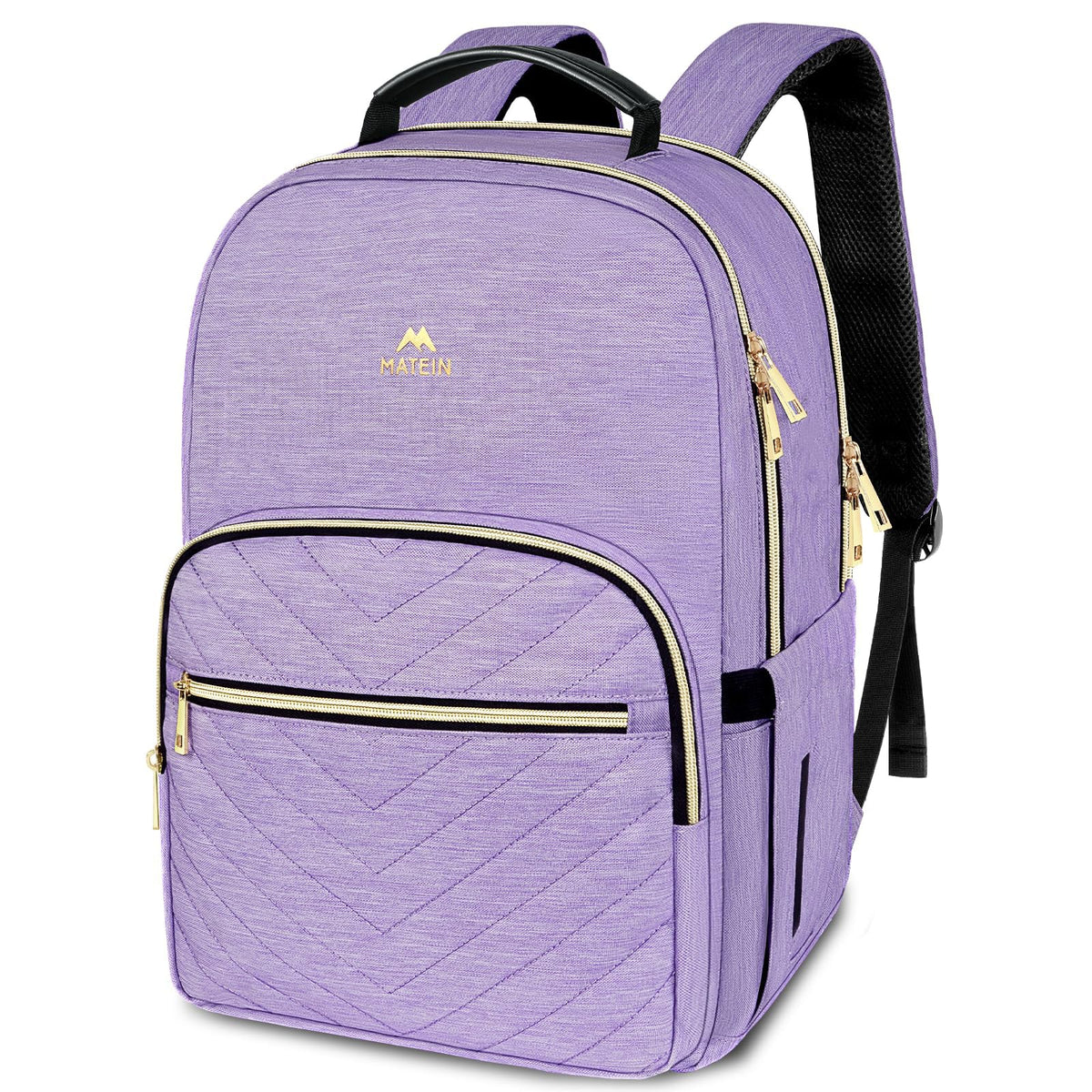 MATEIN 15.6 inch College School Bookbag for Women, Purple Laptop Backpack