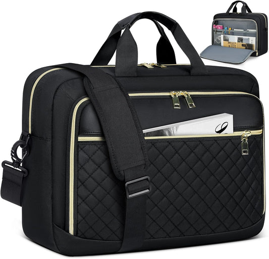 NEWHEY Laptop Bag 17.3 Inch Laptop Briefcase for Women Large Computer Bag