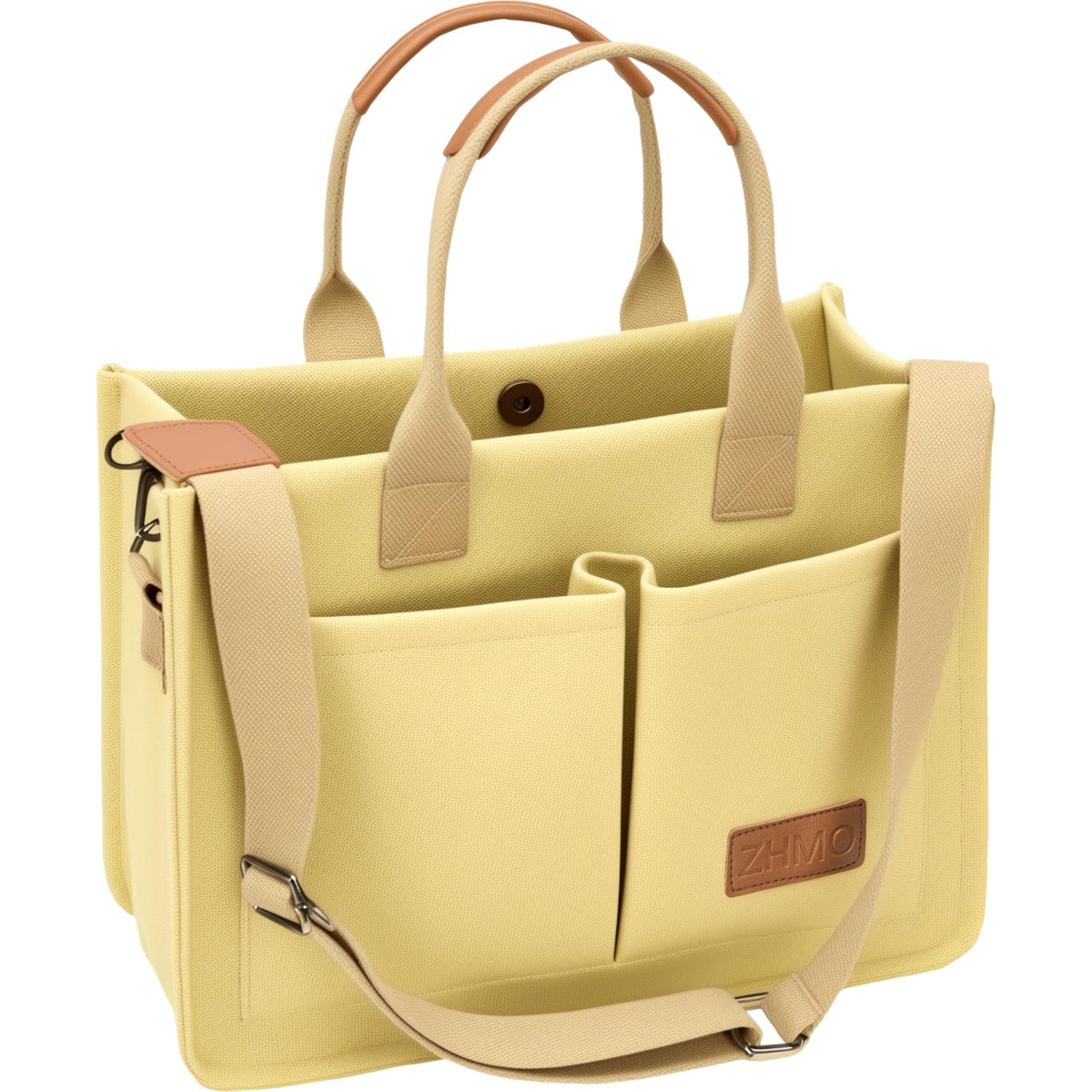 ZHMO Canvas Tote Bag for Women,Women's Bags Crossbody Bags Work Laptop Tote Bag Large Handbags Purse for Travel Nurse Teacher